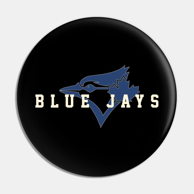 Toronto Blue Jays 4 by Buck Tee Originals Pin by Buck Tee