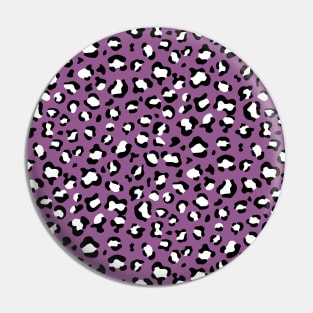 Leopard Pattern, Leopard Spots, Purple Leopard Pin