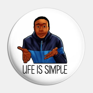 khaby lame life is simple Pin