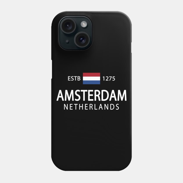 The Netherlands Amsterdam Phone Case by TeeUniverse