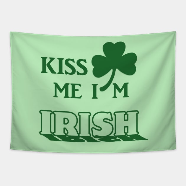Kiss me I'm Irish Tapestry by ESDesign