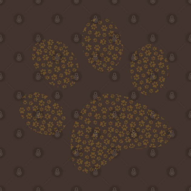 Cat Paw Pattern by Destroyed-Pixel