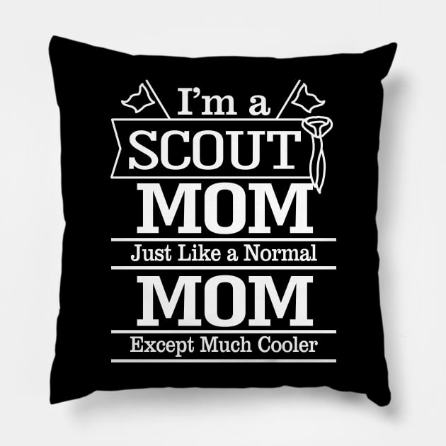 I'm a Scout Mom Pillow by PattisonAvePhanatics