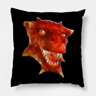 Red Dragon Pillow