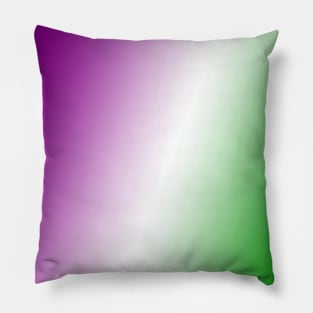 purple white green abstract texture gradient Pillow