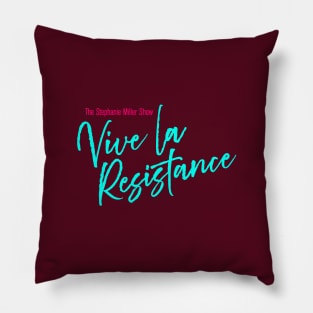 Vive La Resistance Logo Pillow