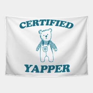 Certified yapper Shirt, Y2K Iconic Funny Cartoon Meme Tapestry