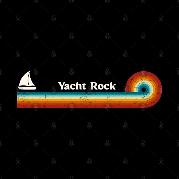 Retro Stripes Yacht Rock Great Design by TeeTypo
