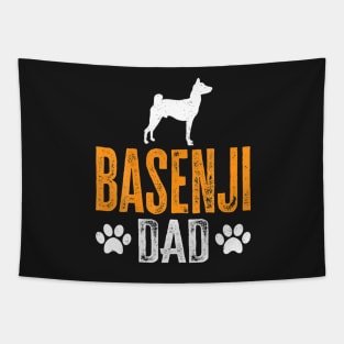 Basenji Dad Gift Dog Daddy Basenji Father Day Tapestry