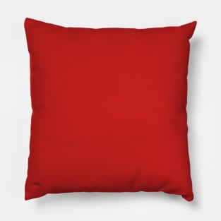 Deep Red Cherry Plain Solid Color Pillow