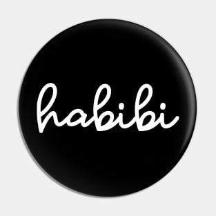 habibi - white Pin