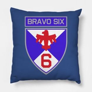 Starship Troopers Bravo Six Patch Pillow