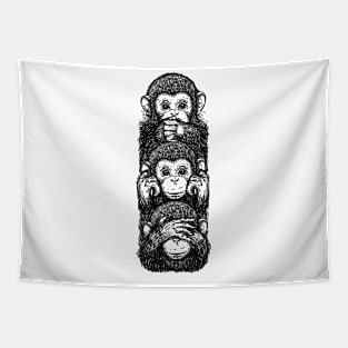 monkey lover Tapestry