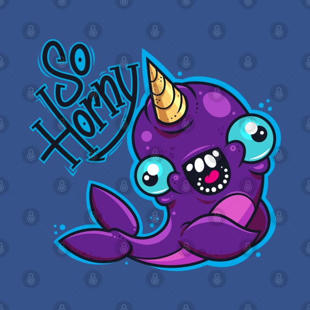 Horny Narwhal by ArtisticDyslexia