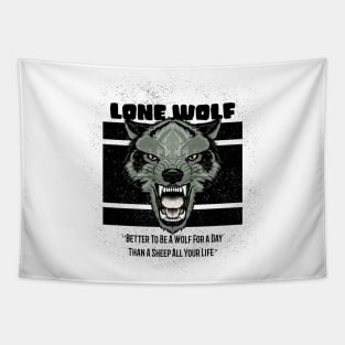 Lone Wolf Tapestry