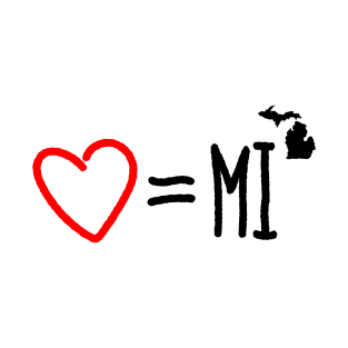 Formula for Love = Michigan T-Shirt