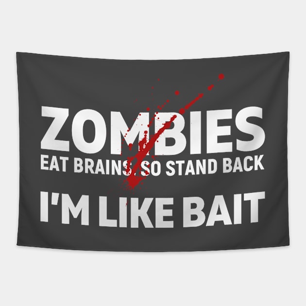 Zombie Bait Tapestry by cduensing