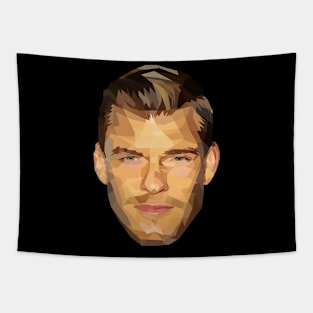 Alan Ritchson Art Tapestry