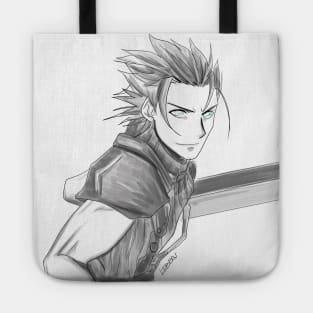 zack fair in final fantasy vii remake Tote