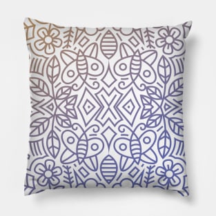 Decorative Art Digital Pattern 1 Pillow