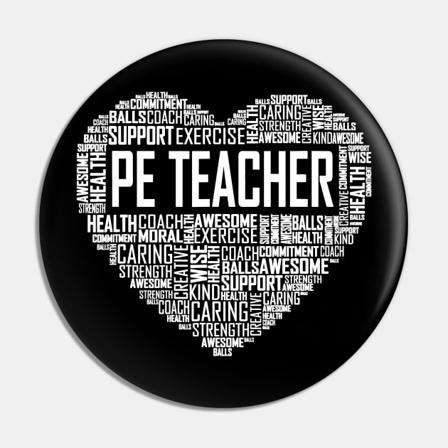 PE Physical Education Teacher P.E.Appreciation Gift Coach Pin by Alita Dehan