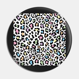 Multicoloured Leopard Print Pin