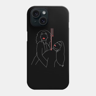 Killing Eve Outline Phone Case