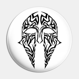 Spartan warrior helmet Pin