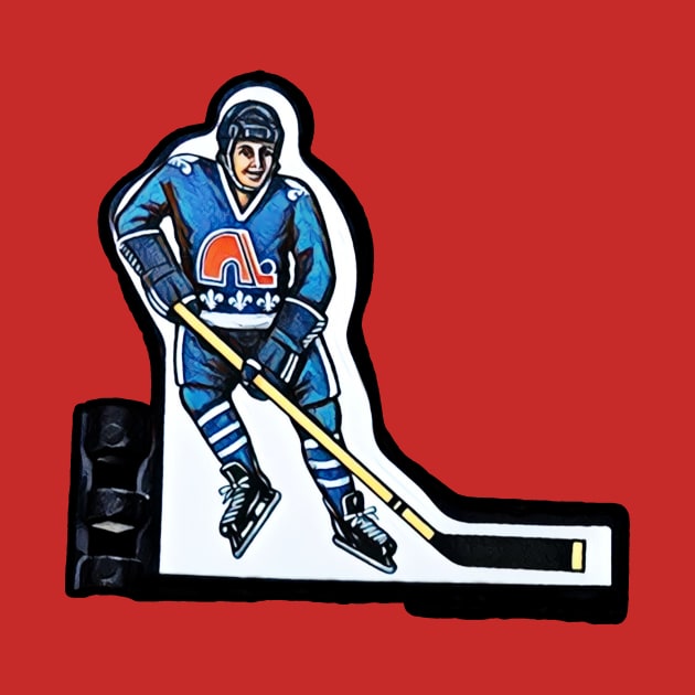 Coleco Table Hockey Players - Quebec Nordiques by mafmove
