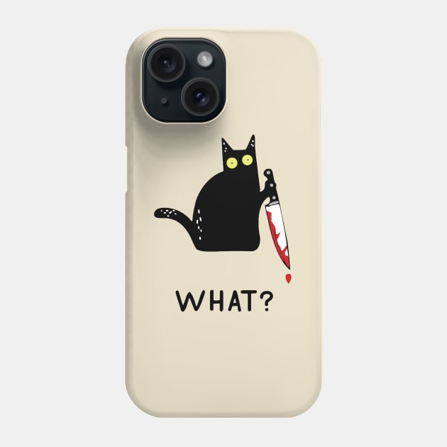 killer cat Phone Case by autopic