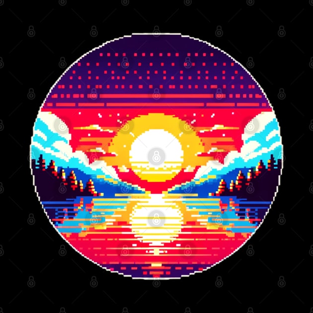 Pixelated Sunrise by Pixel Punkster