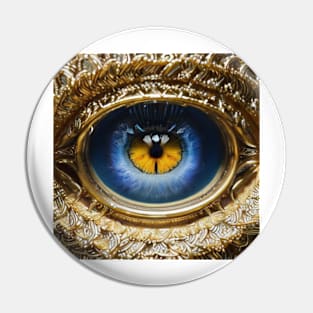 Beautiful Eye of Owl Goddess Pin