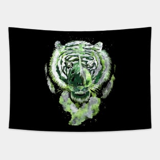 Green Tiger Spirit Tapestry