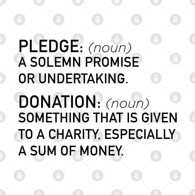 Pledge v Donation by Your Friend's Design