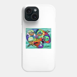 Sicily on a palette. Phone Case