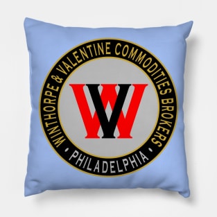 Winthorpe & Valentine Commodities Brokers Pillow