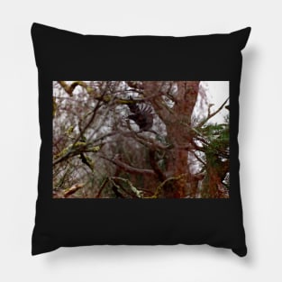 RAVEN IN THE WOODS Pillow