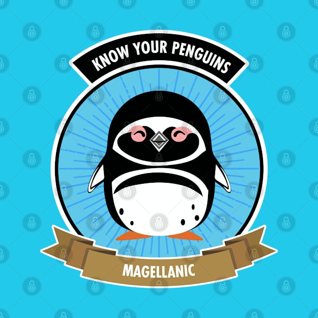 Magellanic Penguin - Know Your Penguins by Peppermint Narwhal