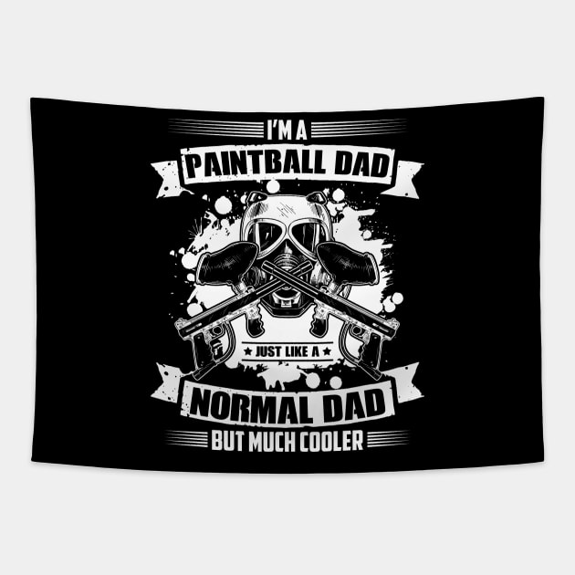 Paintball dad paintball sayings German Tapestry by HBfunshirts