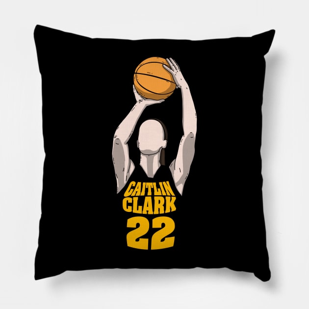 Caitlin Clark Graphic Pillow by mia_me