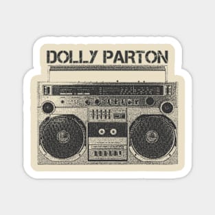 Dolly Parton / Hip Hop Tape Magnet