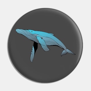 Blue Whale Pin