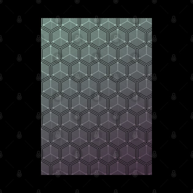 Hexagonal seamless pattern by Blacklinesw9