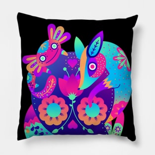 mexican art Pillow