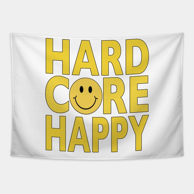 Happy Hardcore Acid House Ravers Tapestry by RuftupDesigns