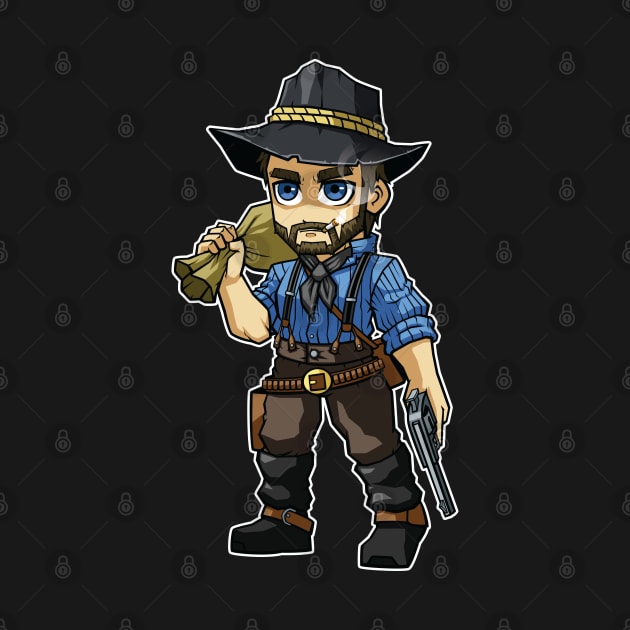 Chibi Arthur RDR2 by Xar623