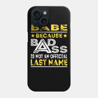 BABE Phone Case