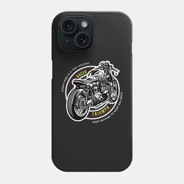 Cafe Racer Bikes | Vintage Motorcycles | Motorcycle Gift | Gifts for Him | Motorcycle Biker Cafe Racer Phone Case by SW-Longwave