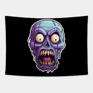 Zombie Halloween Tapestry