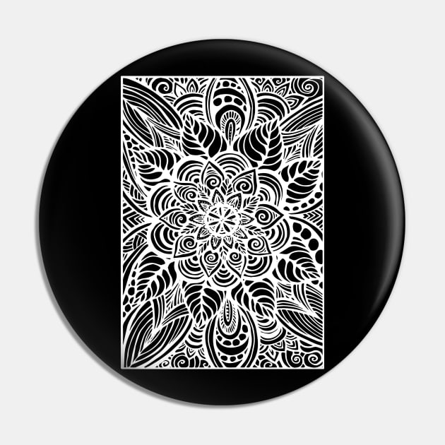 mandala Pin by asiancoffeegirl